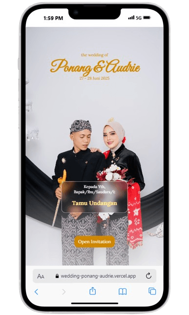Undangan Pernikahan Digital